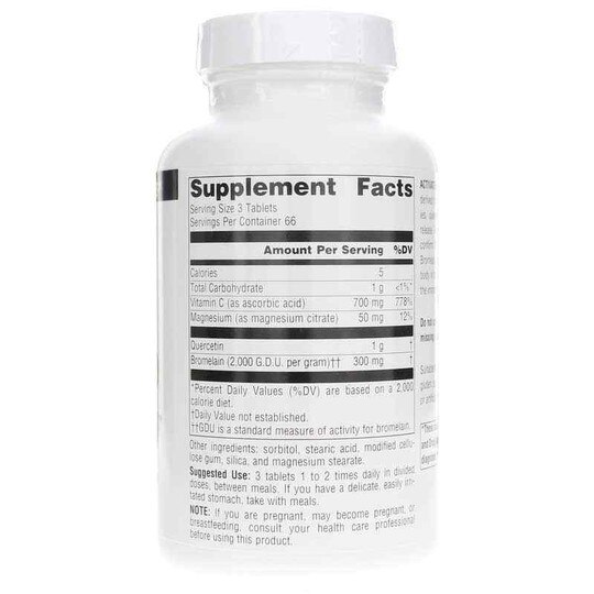 Activated Quercetin Bioflavonoid Complex Tablets, SNN